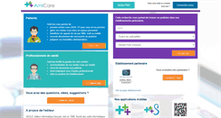 Desktop Screenshot of amicare-france.com